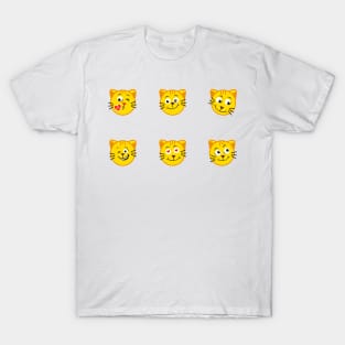 emoji cats family T-Shirt